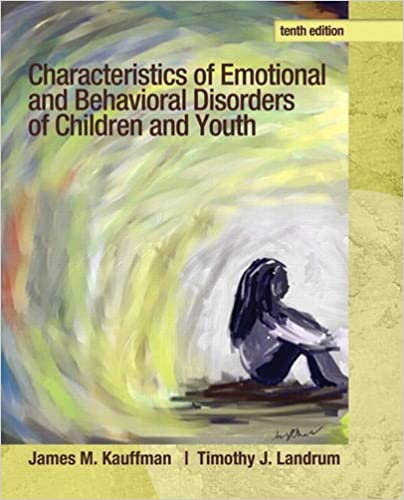 Characteristics of Emotional and Behavioral Disorders of Children and Youth book cover